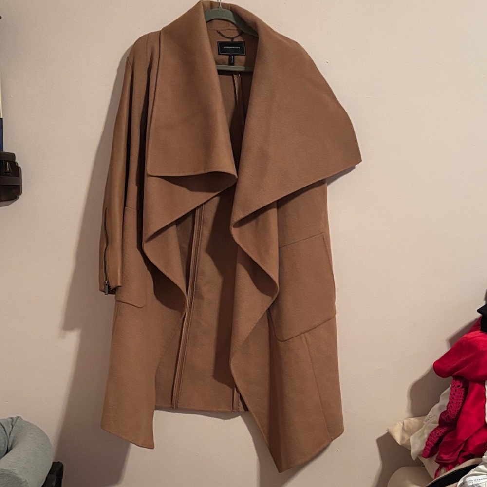 BCBGMaxAzria Tan Women's Cape Coat